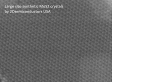 MoS2 二硫化钼晶体（合成）(Synthetic Molybdenum Disulfide)